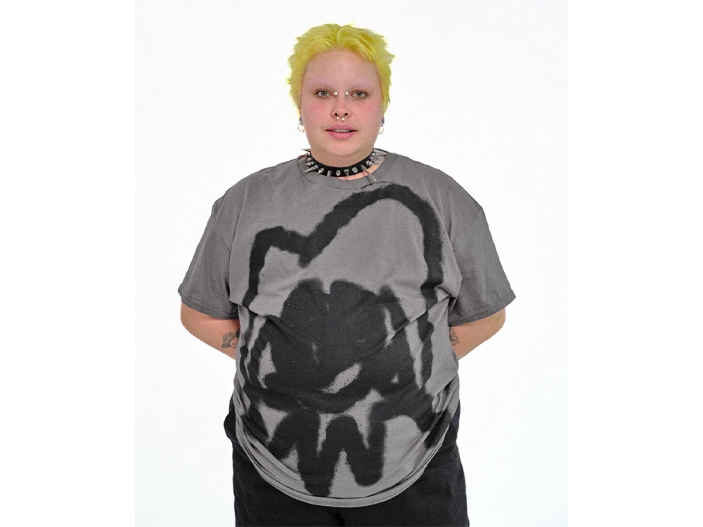 Graffiti T-shirt Grijs