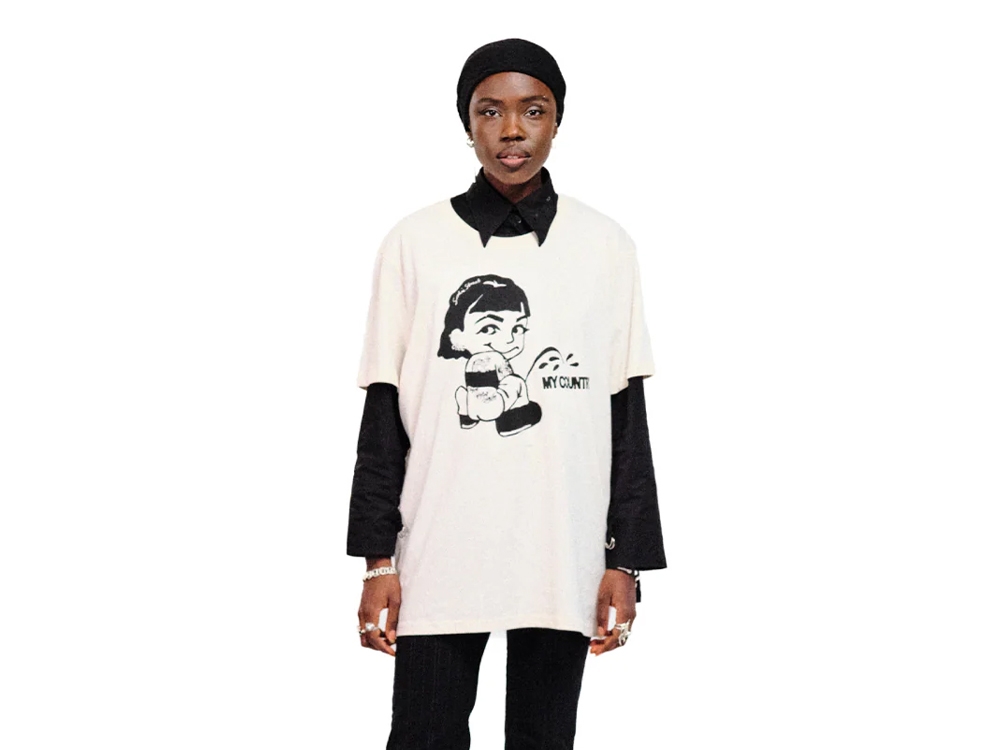 Piss T-shirt Beige