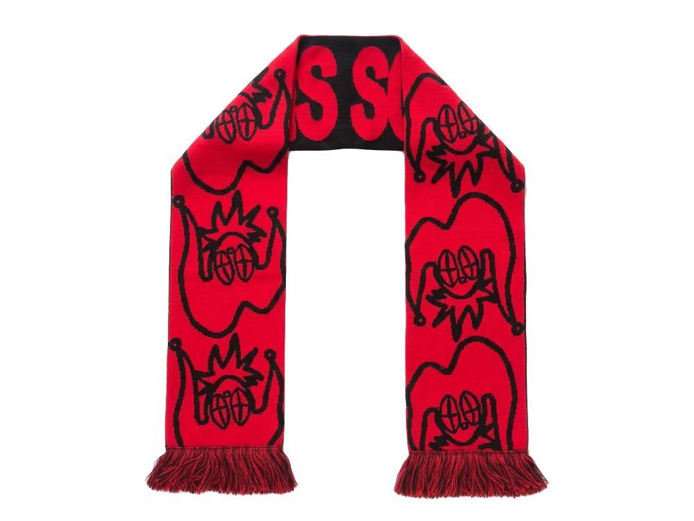 Sjaal Rood- Zwart